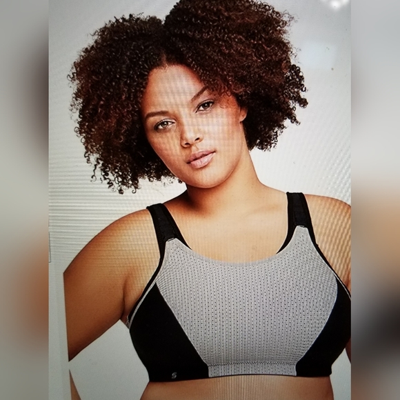 NWOT GLAMORISE DOUBLE LAYER CUSTOM CONTROL SPORTS BRA - Picture 5 of 13